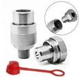 thumbnail image 1 of 1/4 3/8 Inch Oil Cylinder Pneumatic Pump High Pressure Oil Pipe Quick Connector Ejector Pin-Npt3/8, 1 of 9
