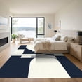 thumbnail image 3 of ODIKA 2'x3' Machine Washable Non-Slip Area Rug, Abstract Navy Blue High Traffic Rug with Pad, Blue, 1051839, 3 of 8