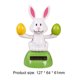 thumbnail image 3 of Conejito Bailando Sacudiendo la cabeza Bunny Dashboard Ornaments Solar Doll Auto Interior Decor (Rabbit B), 3 of 8