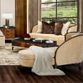 thumbnail image 3 of Michael Amini Hopps 54"x72" Plush Faux Fur Fabric Throw in Cloud White, 3 of 4