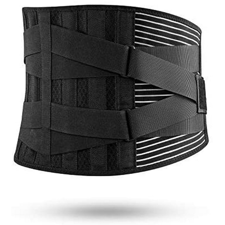 Back Braces for Lower Back Pain Relief with 4-TIME Stronger Support, Two  pieces Back Support Belt with Pulley System for Men/Women for  Work,Anti-Skid Waist Support for Sciatica 