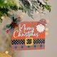 thumbnail image 3 of Decoración con letrero de letras de Navidad Adorno colgante de madera con estampado de dibujos animados, 3 of 5