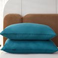 thumbnail image 4 of LutIedan 2PCS Hotel Grade Pillow Core Hypoallergenic Down Alternative Support for Back Stomach Sleepers Plush Soft Machine Washable Bed Pillow Core, 4 of 5