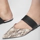 thumbnail image 5 of Sandalias planas con bloques de colores y estampado de serpiente de tacón grueso para vacaciones informales para mujer Wmkox8yii ytu2598, 5 of 7