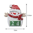 thumbnail image 2 of Adornos de calendario tridimensionales Calendario navideño creativo para mesa Monigote de nieve, 2 of 8