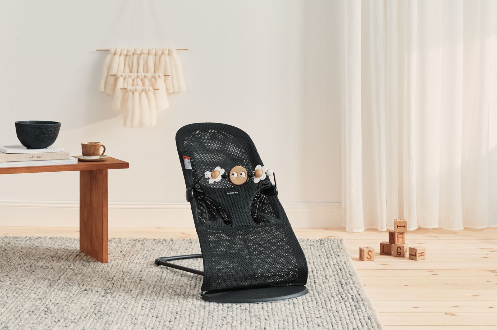 BabyBjorn Googly Eyes Black and White Toy Bar
