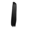 thumbnail image 5 of FITYLE 26 inch Long Straight Ponytail Extension,Soft as Human Hair,Styling Ponytails,Beauty Supplies Wrap Around Ponytail Extension for Girls black, 5 of 9