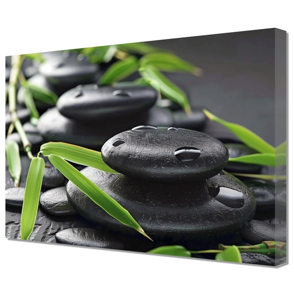 Zen painting posters suitable for relaxation, meditation, yoga room, spa and bathing room use in all scenes