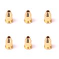 thumbnail image 4 of EeaseCA 6pcs Bullet Shape External Thread Guitar String Caps Mounting Buckle Through Body Ferrules Bushing Parts Guitar Accessories (Golden), 4 of 7