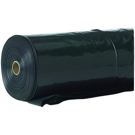 Covalence Plastics 4ML BLK 20X100 20-by-100-Feet 4-Millimeter Tyco Polyethylene Plastic Sheeting, Black