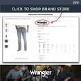thumbnail image 4 of Wrangler Jean Rétro Slim Jambe Droite pour Hommes, Fauve, 29W x 34L, 4 of 4