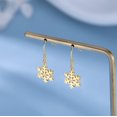 thumbnail image 5 of 925 Sterling Silver Snowflake Earrings Drop for Women Teens Small Snowflake Dangle Earrings, 5 of 10