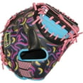 thumbnail image 2 of Rawlings REV1X CM43 Catcher's Mitt | 34-Inch | Columbia Blue/Black, 2 of 2