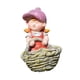 thumbnail image 5 of Estatua de jardín, maceta, figura decorativa, escultura, maceta para escritorio Chica, 5 of 9