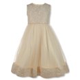 thumbnail image 3 of Sweet Butterfly Girls' 3-Piece Bag Shrug Dress Set Outfit Color: champagne Size: 6 - 7, 3 of 5