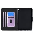 thumbnail image 3 of Glitter Folio Flip Case for Amazon Kindle Fire 7 12th Gen 2022, PU Leather Folding Stand Card Slots Cover with Multiple Viewing Angles Tablet Case Cover Auto Sleep/Wake Magnetic,Purple, 3 of 9