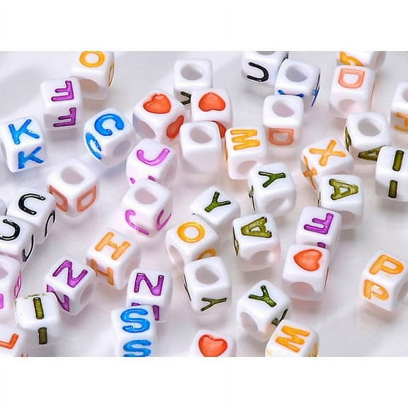 6Mm Plastic Alph Bd Whtcolor Ltrs 160Pc