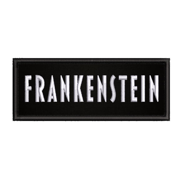 Frankenstein Horror Movies 4" W x 1.5" T Iron/Sew On Decorative Patch