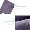 thumbnail image 3 of Laklulu Baby Tights Leggings de punto con cable para bebés y niños Pantalones para niños Pantimedias sin costuras con lazo lindo - Altura 102-115 cm, 3 of 5
