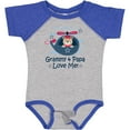 thumbnail image 3 of Inktastic Grammy and Papa Love Me Boys Baby Bodysuit, 3 of 5