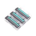 thumbnail image 1 of LHCER Shaving Blade,Portable Blade,3pcs Men's Face Shaving Shaver Blades Sharpener 2 Layer, 1 of 8