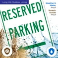 thumbnail image 5 of Left Arrow Reserved Parking Green Sign, 12x18 Aluminum, 5 of 8