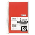 thumbnail image 6 of "Spiral Notebook, 3 Subject, Medium/college Rule, Randomly Assorted Covers, 9.5 X 5.5, 150 Sheets | Bundle of 5 Each", 6 of 7