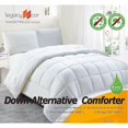 thumbnail image 3 of Legacy Decor Down Alternative King Size Comforter, Hypoallergenic Anti-dust Mite Anti-bacterial, White Color, 3 of 3
