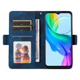 thumbnail image 4 of Funda GANGXUN para Vivo Y18/Y18E con diseño acolchado elegante, cuero PU, protección total y ajuste preciso, 4 of 5