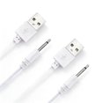 thumbnail image 1 of Cable de carga Densleonis de 2,5 mm USB a DC, paquete de 2, 1 of 4