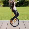 thumbnail image 2 of 20Inch Outdoor Wheel Unicycle, One Wheel Bike Adjustable Seat Exercise Bicycle with Anti-Skid Alloy Rim and Pedal for 5-60 Years Old, Outdoor Sports Fitness Exercise Unicycle, 2 of 14