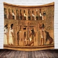 thumbnail image 2 of Tapiz de pared de la serie del Antiguo Egipto, Pharaoh Sacrifice, 150 x 150 cm, 2 of 2