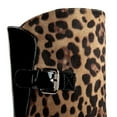 thumbnail image 6 of Ferwind Women's Tall Boots Animal Print Suede Upper Goldtone Heels Adult Leopard  8, 6 of 9