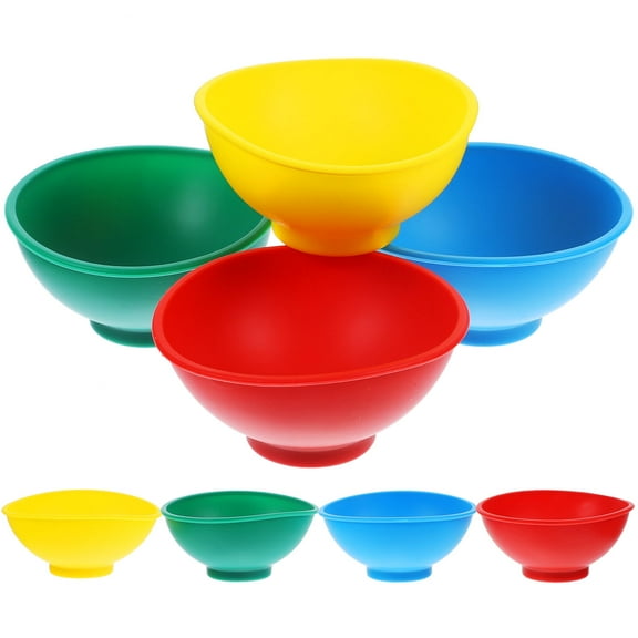 Milisten 8-Piece Green Silicone Bowls Set, Round Dipping Bowls for Sushi, Sauce, and Ingredient Prep