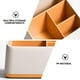 thumbnail image 3 of Caja organizadora de sobremesa, caja de papelería para el hogar, caja multifuncional (amarilla), 3 of 6