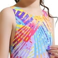 thumbnail image 4 of Gyratedream Girls One Piece Swimsuit Beach Bathing Suit Swimwear for Kids Children Swimming Suit 2-14 Years, 4 of 6