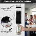 thumbnail image 2 of 16 oz Metal Can Crusher, Heavy-Duty Wall-Mounted Smasher for Aluminum Seltzer, Soda, Beer Cans and Bottles for Recycling, Gadgets for Home (Black), 2 of 5