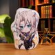 thumbnail image 1 of Genshin Impact - Cojín de peluche de doble cara con estampado de manga para cosplay de 17.7 pulgadas para decoración de Halloween, regalo de cumpleaños, lindos juguetes de vacaciones, regalo para niños (Albedo) oso de fresa  Electrónica, 1 of 3