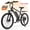 Yellow, variant on VARUN 24" Electric Bike for Adults, 350W Motor, 20MPH, 36V Removable Battery, Up to 50 Miles Range, 7-Speed, Front Suspension & Dual Disc Brakes, All-Terrain Tires, UL Certified