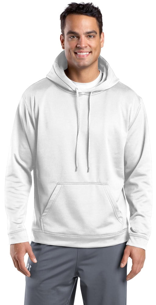 White Sport-Tek Sport-Wick Fleece Hooded Pullover XXXX-Large 