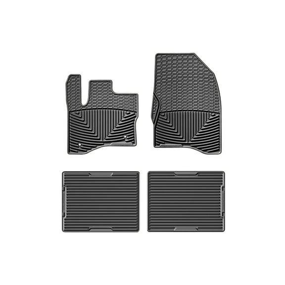 WeatherTech All-Weather Floor Mats compatible with 2010-2010 Ford Taurus - 1st & 2nd Row, Black