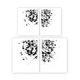 thumbnail image 1 of Tinta salpicando sin marco colgar imagen abstracta lienzo material multicolor grueso brillante en color Paquete de cartel desmontable de 4 kenally HA011348-00, 1 of 7