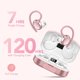 thumbnail image 4 of Auriculares inalámbricos 120 horas Bluetooth 5.3 con micrófono con cancelación de ruido ENC Sonido estéreo con graves Diseño con gancho para la oreja resistente al agua, 4 of 8