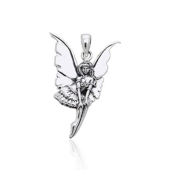 Amy Brown Dainty Fairy 925 Sterling Silver Pendant Fine Enchanting Jewelry