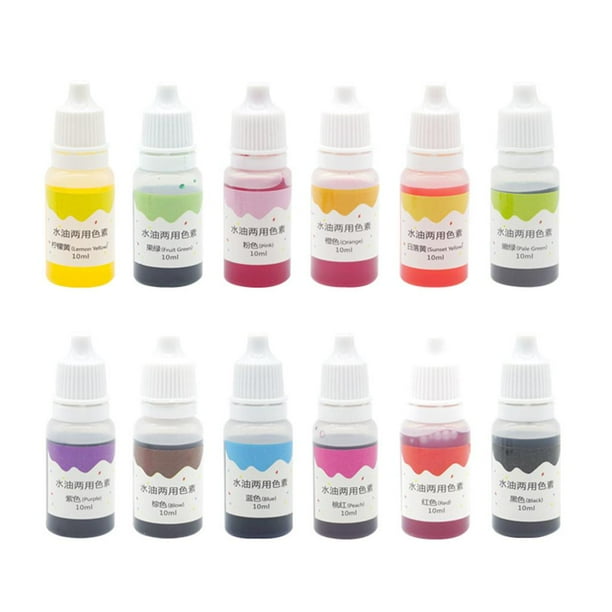 KLKCMS Pigment Colorant Alimentaire Teinture pour Savon -10ml Teinture  Liquide pour le Bain Peau Bricolage Fabrication Artisanat - Walmart.ca