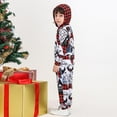 thumbnail image 5 of URMAGIC Matching Family Christmas Onesies Pajamas Sets Elk Hooded Romper PJ's Zipper Jumpsuit Loungewear, 5 of 11