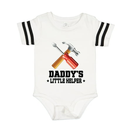 

Inktastic Daddy Little Helper Outfit Tools Gift Baby Boy Bodysuit