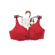 Joyspun Women's Lace Push Up Bra, Sizes 34A-40D