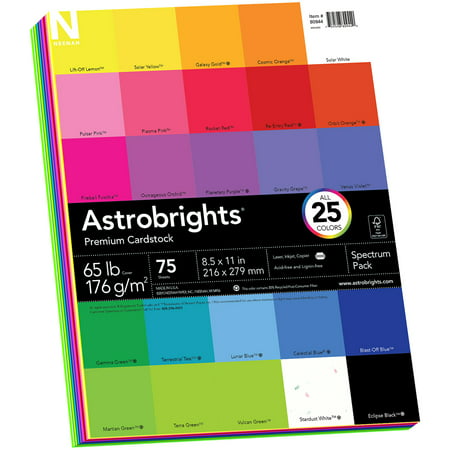 Astrobrights 75ct Cardstock Printer Paper – BrickSeek