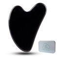 thumbnail image 1 of Herramientas faciales Ditind Gua Sha Herramienta de masaje Gua Sha de obsidiana negra Herramienta Guasha de jade natural para masaje de piel facial y corporal. Juego Gua Sha para tratamiento de puntos, 1 of 5